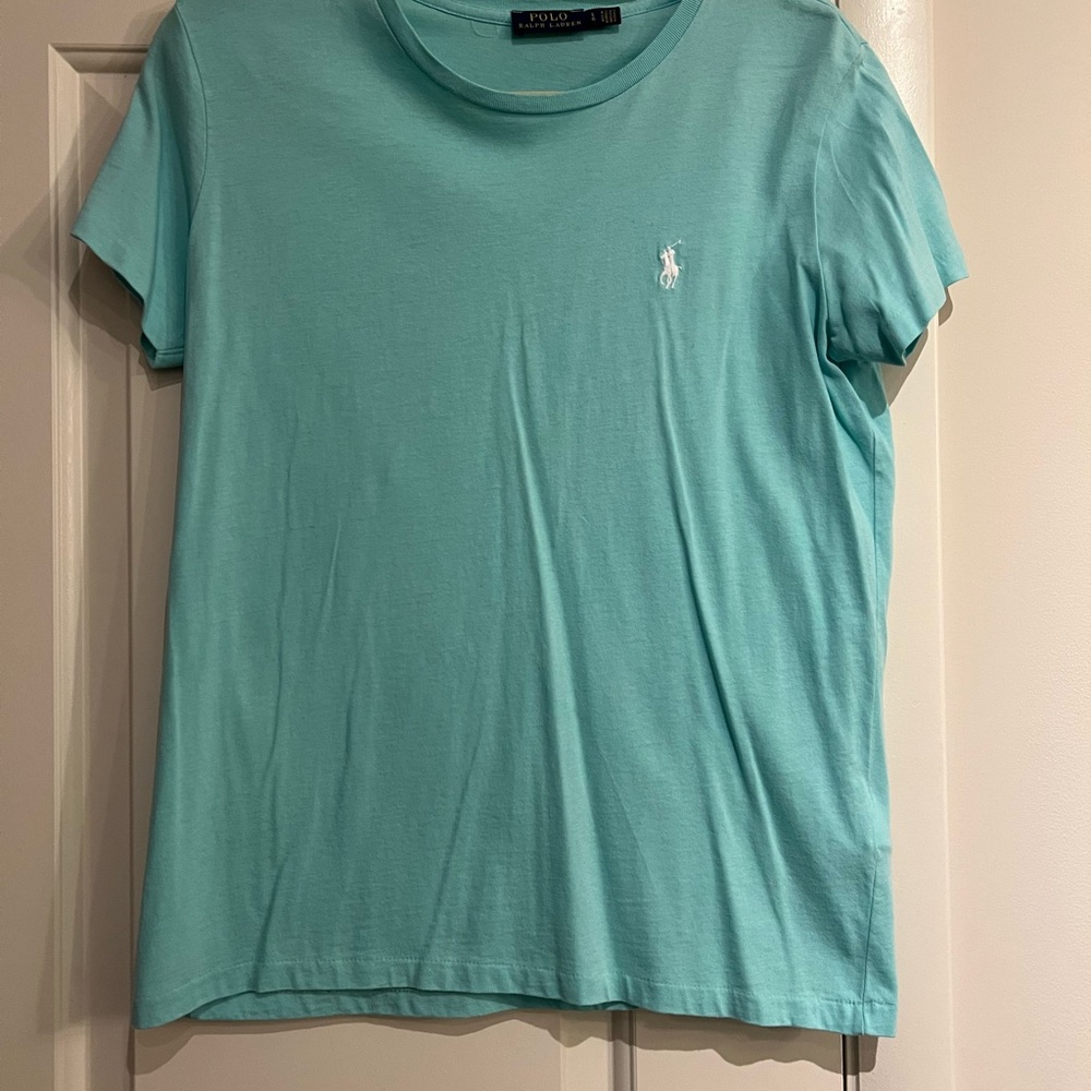 Ralph Lauren Green Fitted Polo T-Shirt
